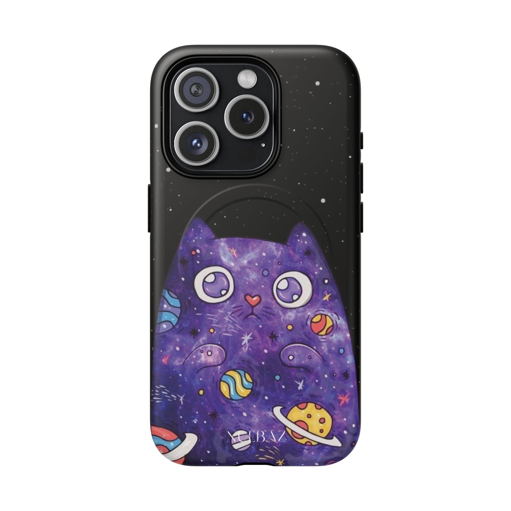 Cute Cat Space Magnetic Phone Case