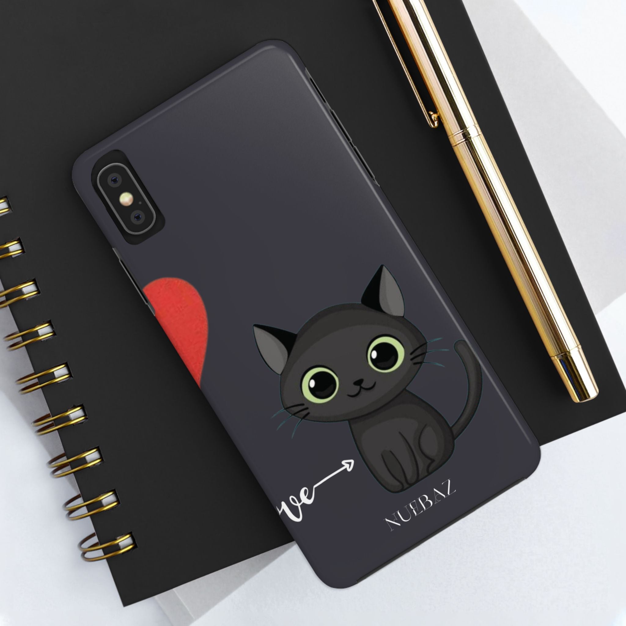 Cute Cat Love Tough Phone Case (Couple Phone Case)