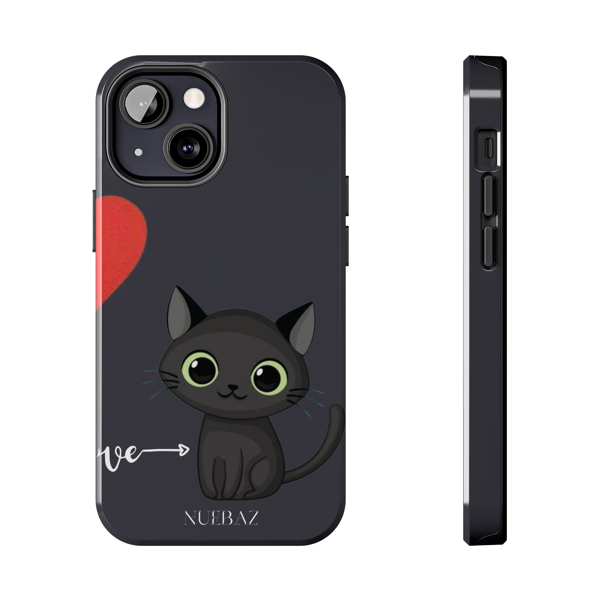 Cute Cat Love Tough Phone Case (Couple Phone Case)