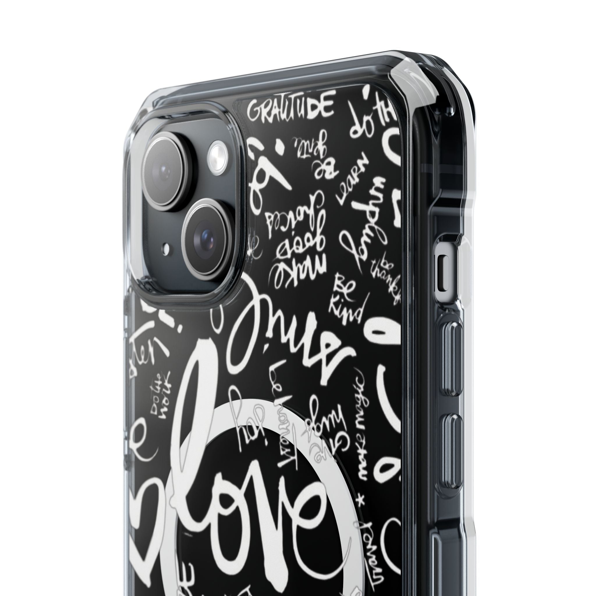 Love & Gratitude Clear Magnetic Phone Case