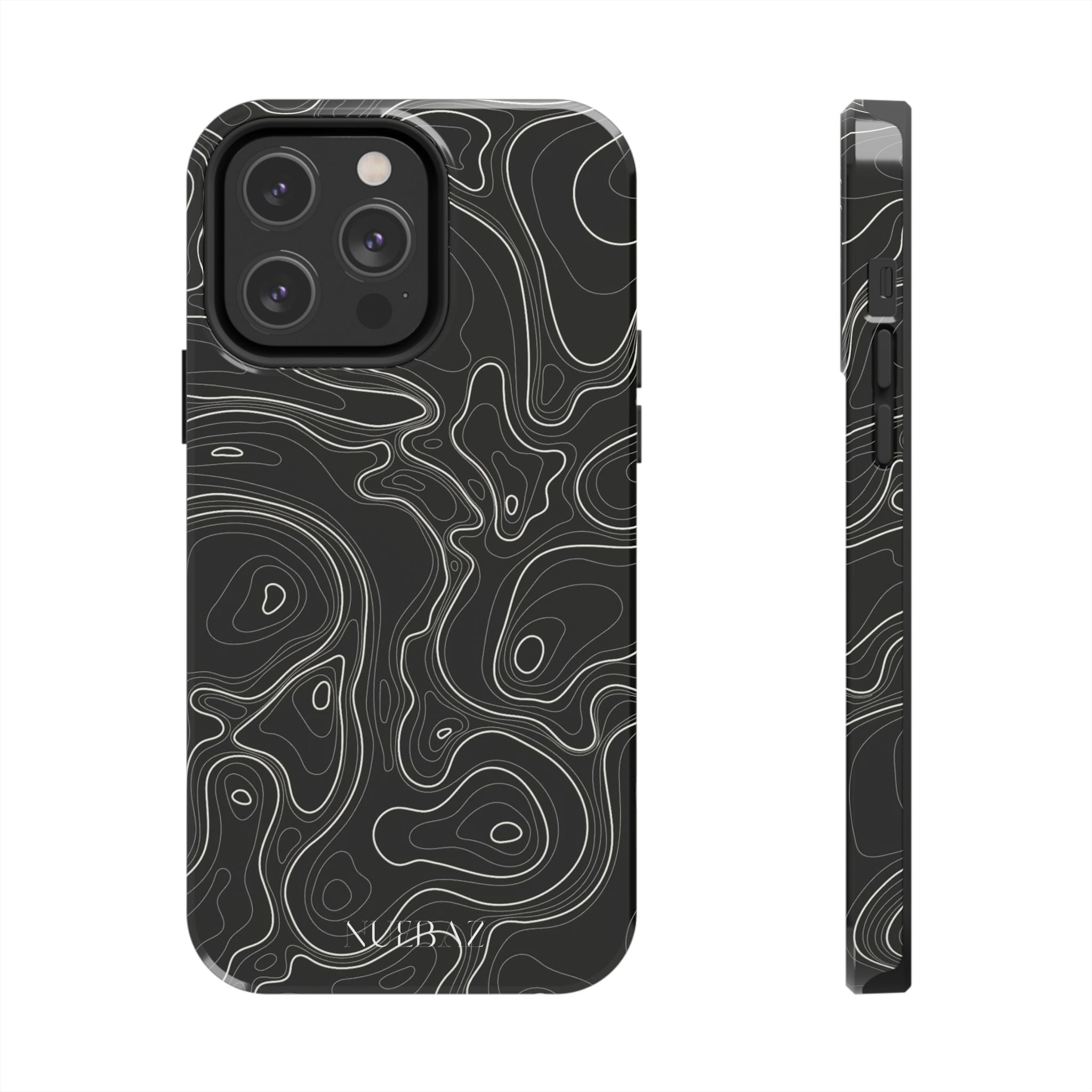 Abstract Black & White Line Phone Case