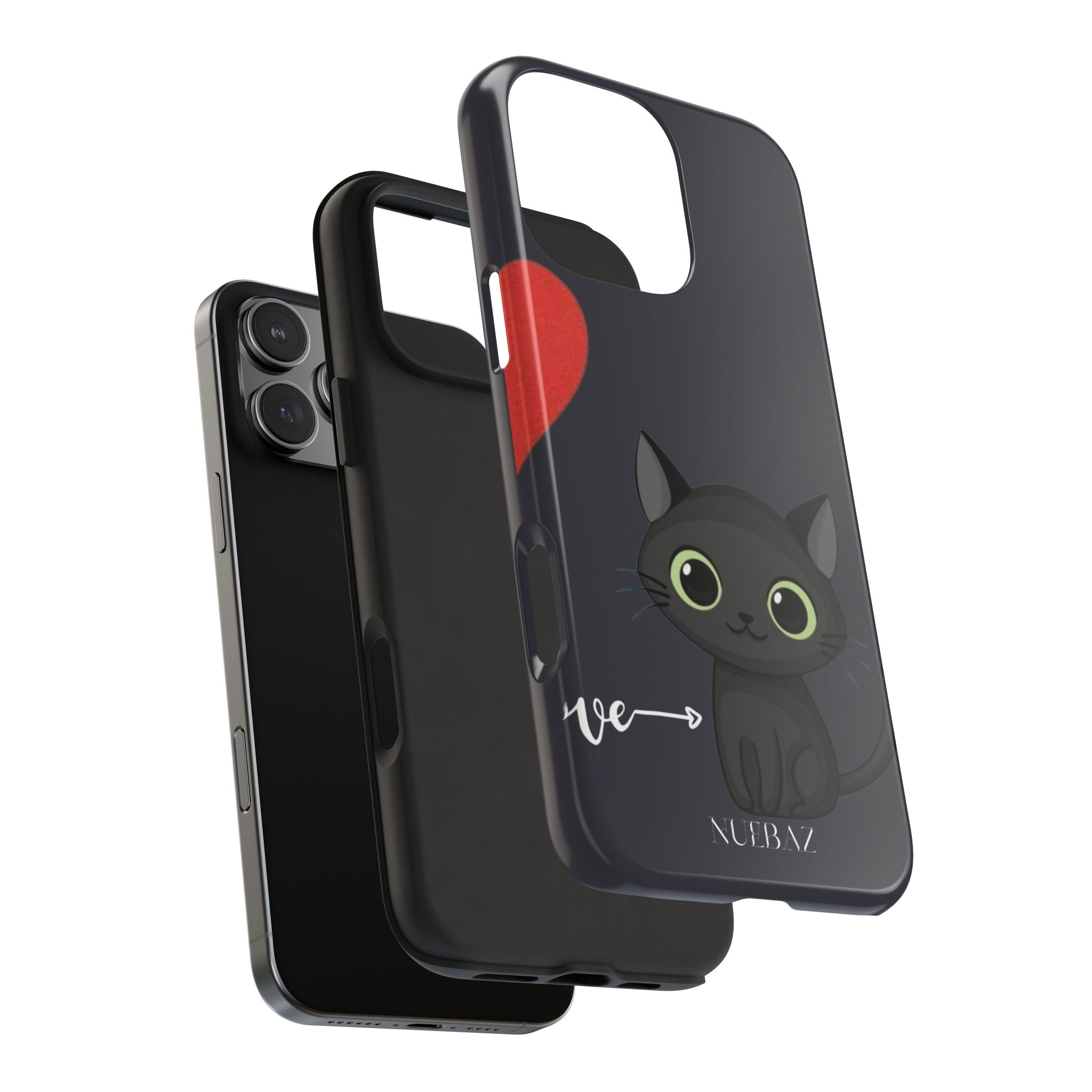 Cute Cat Love Tough Phone Case (Couple Phone Case)