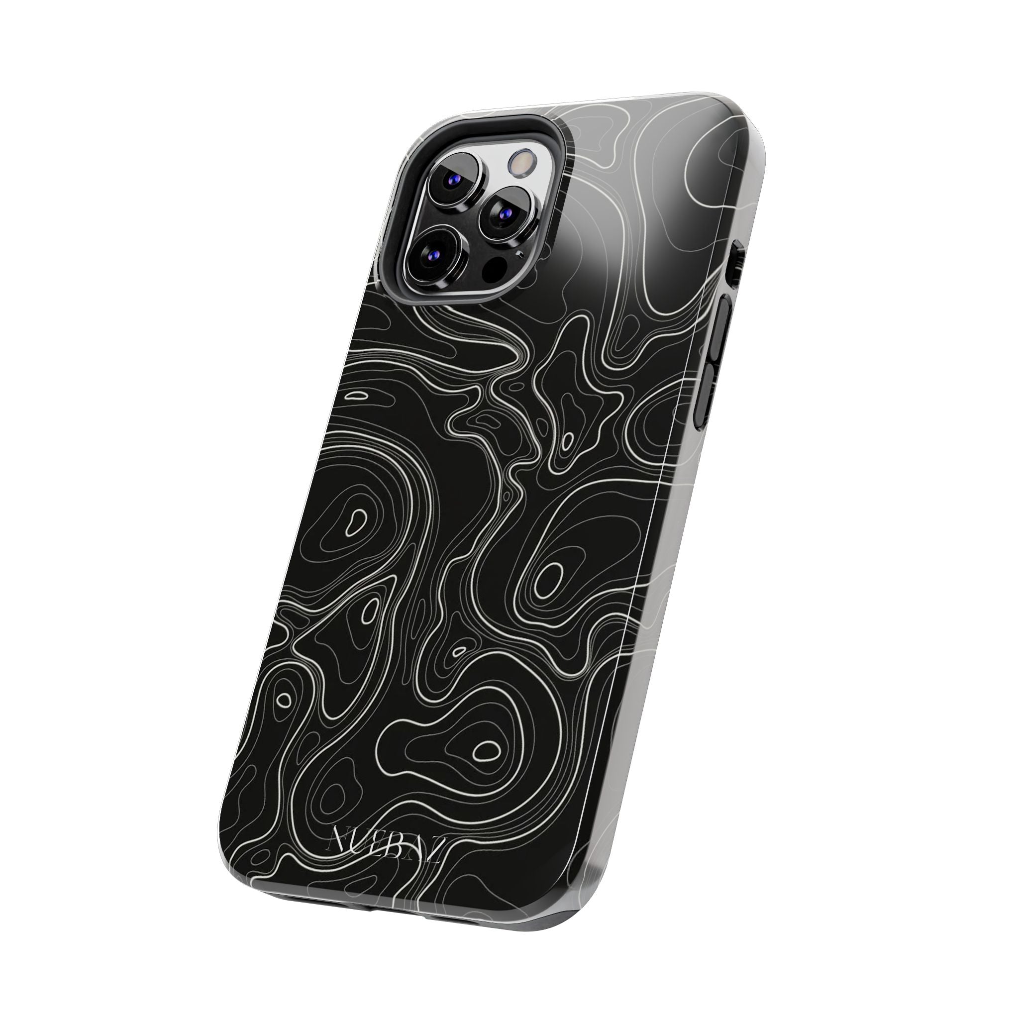 Abstract Black & White Line Phone Case