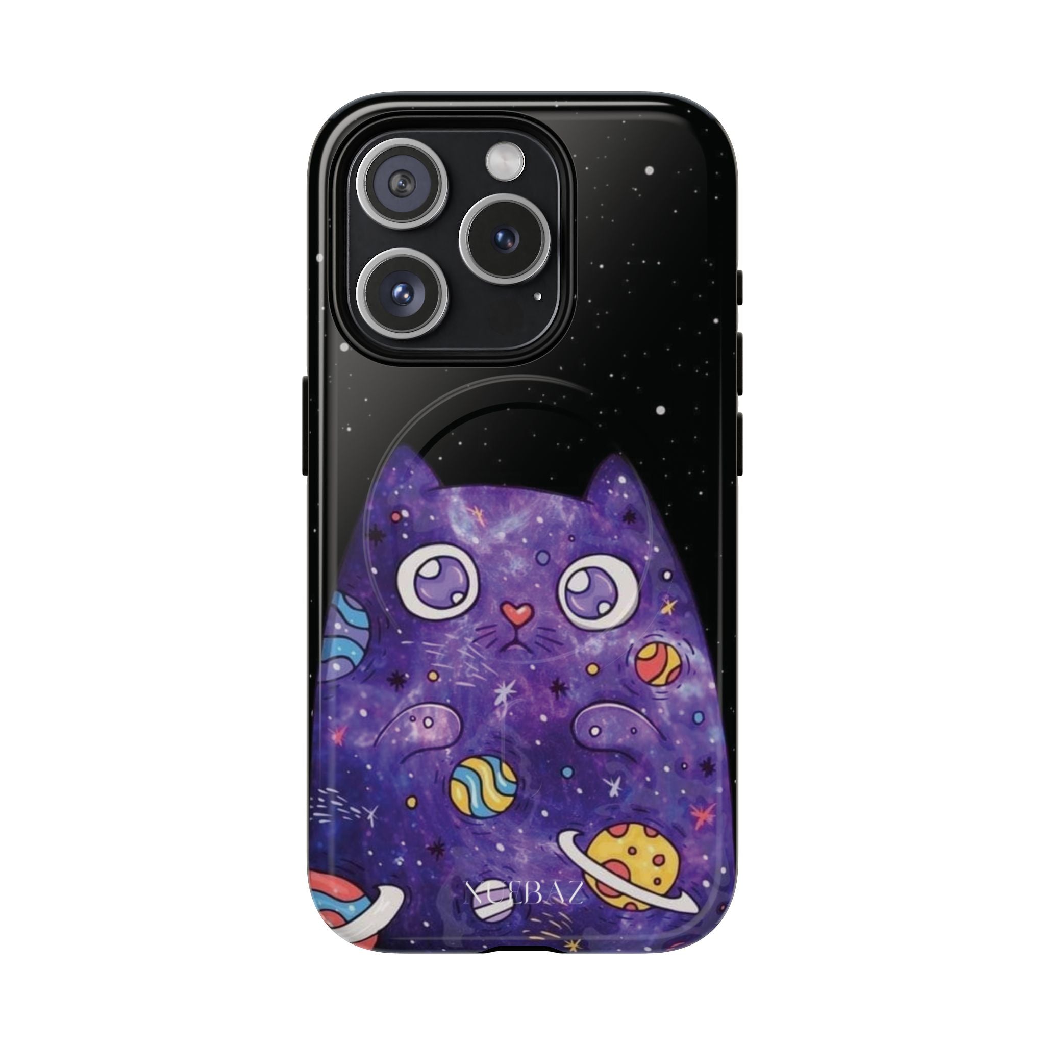 Cute Cat Space Magnetic Phone Case