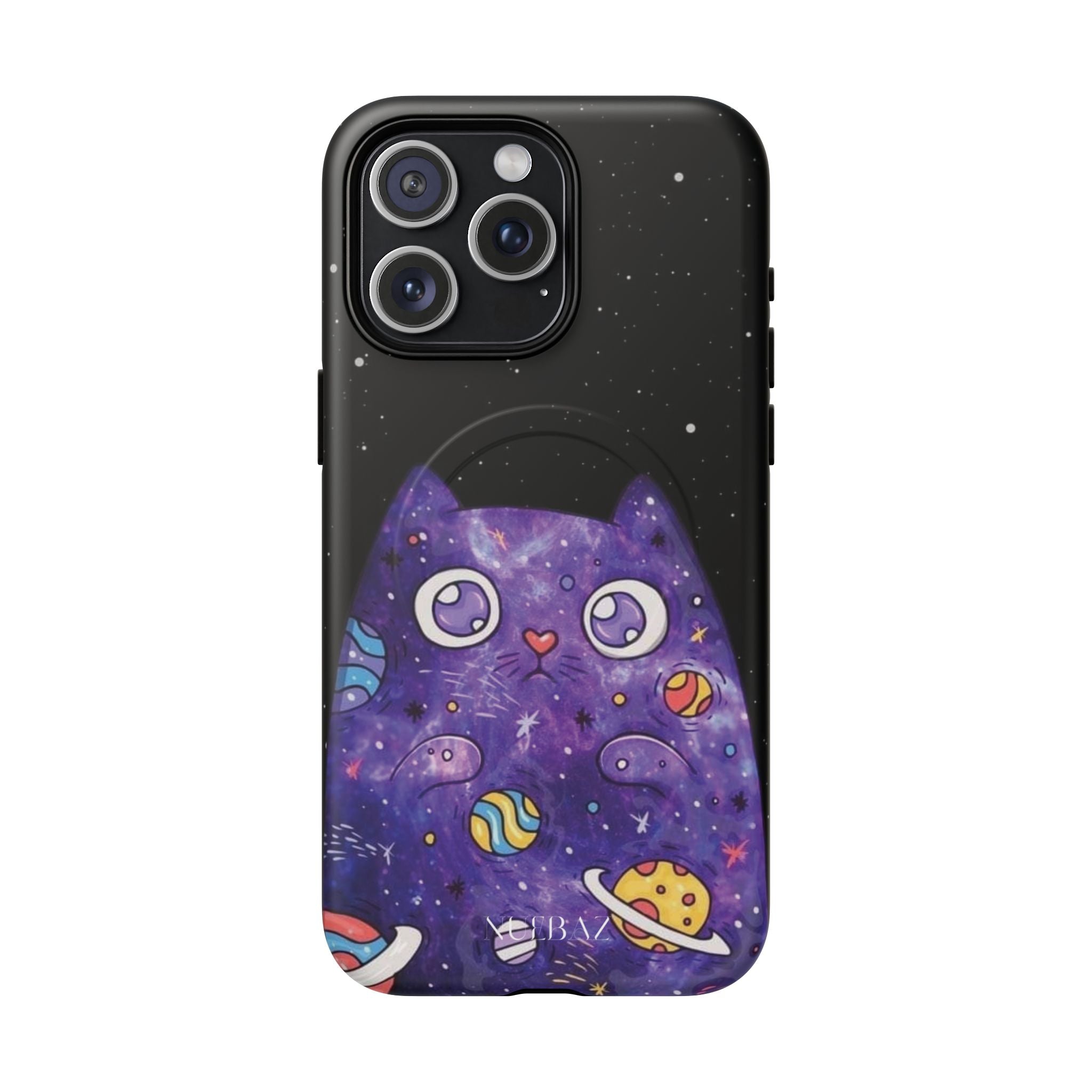 Cute Cat Space Magnetic Phone Case