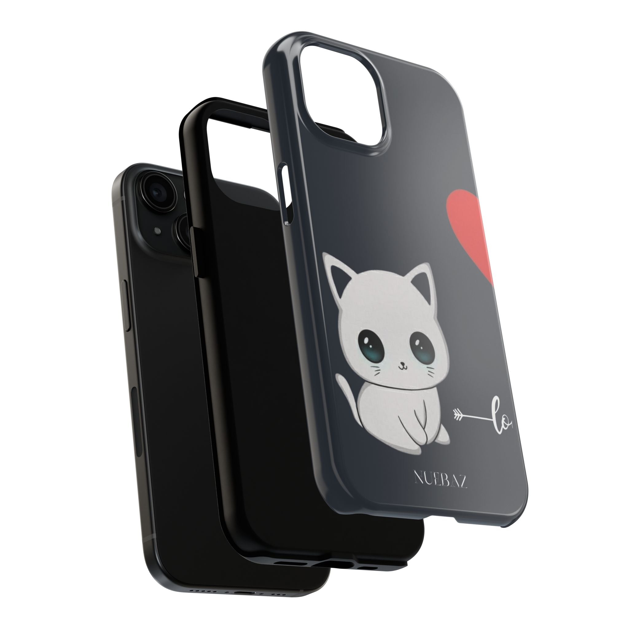 Cute Cat Love Phone Case (Couple Phone Case)