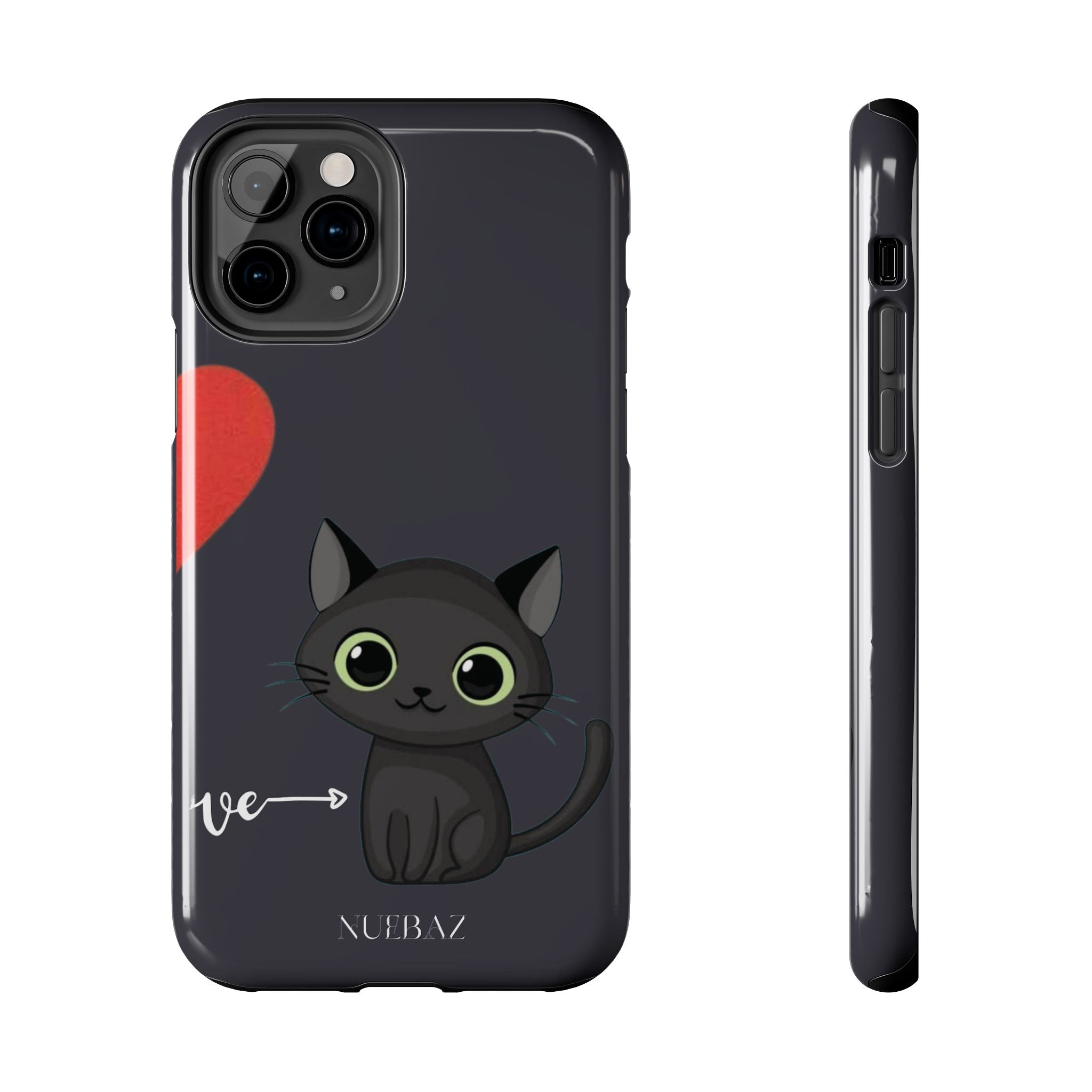 Cute Cat Love Tough Phone Case (Couple Phone Case)