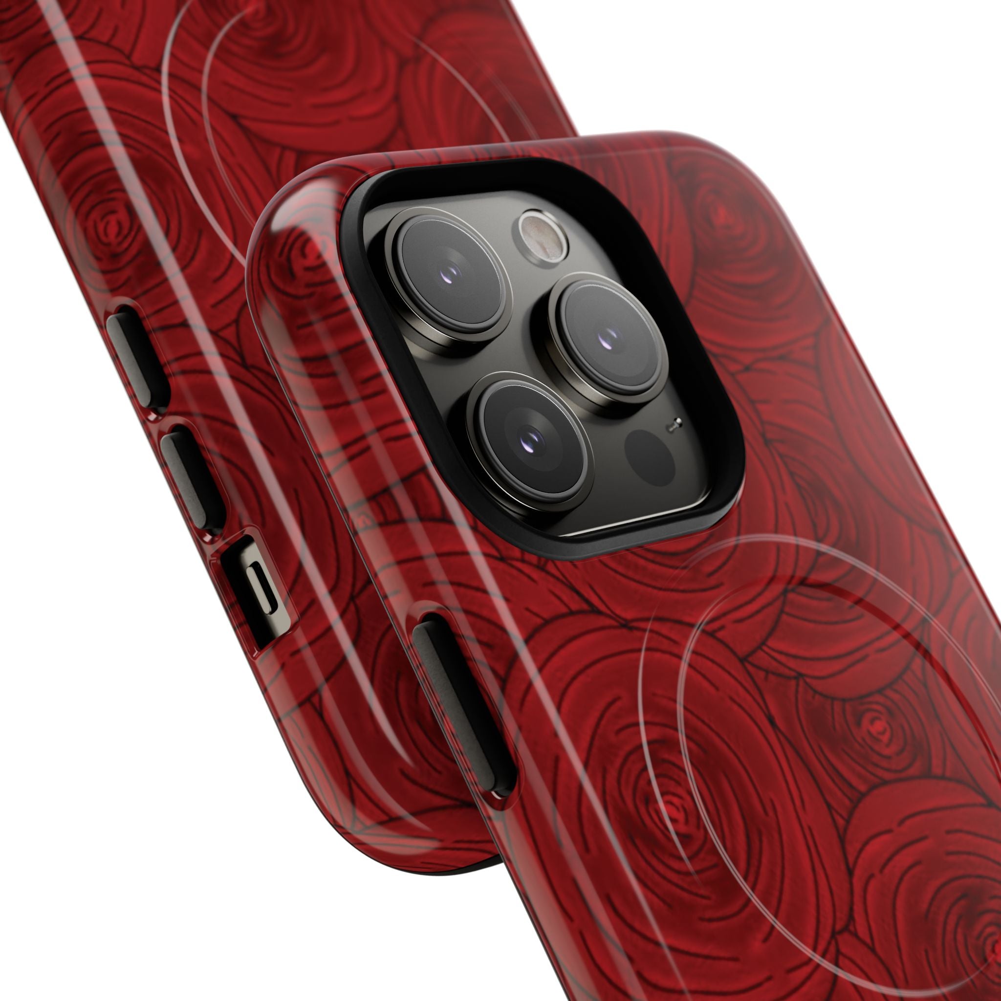 Red Rose Tough Magnetic Phone Case