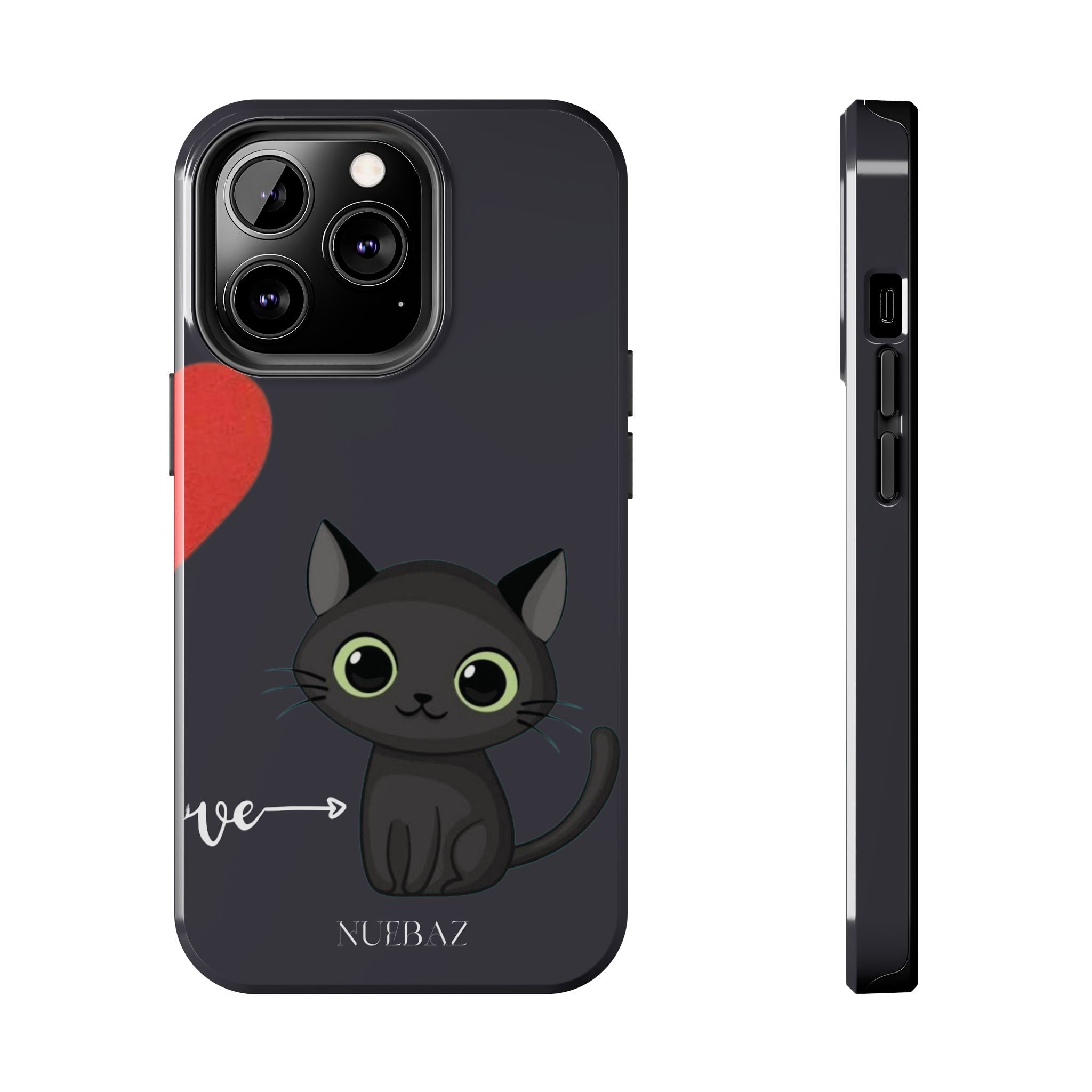 Cute Cat Love Tough Phone Case (Couple Phone Case)