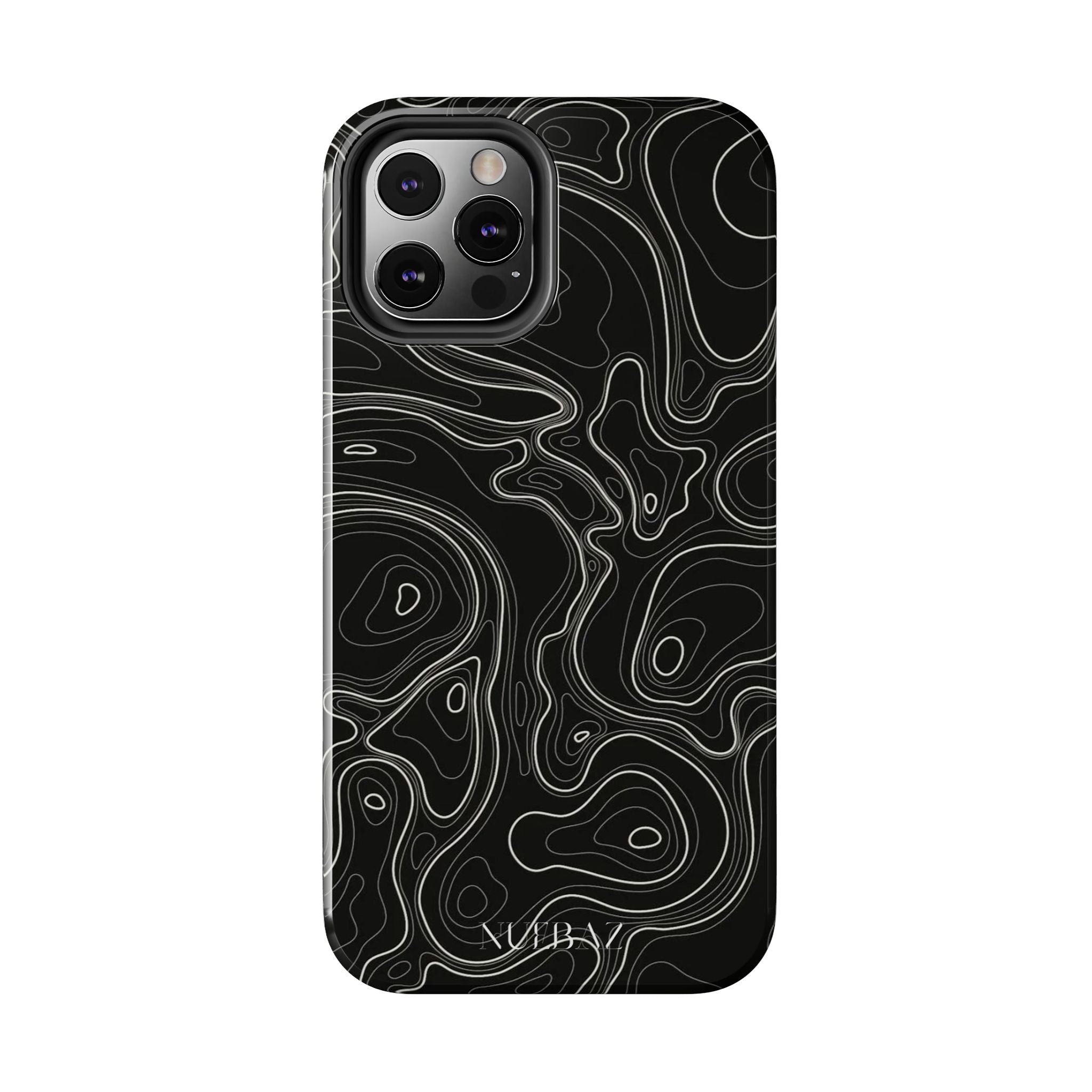 Abstract Black & White Line Phone Case