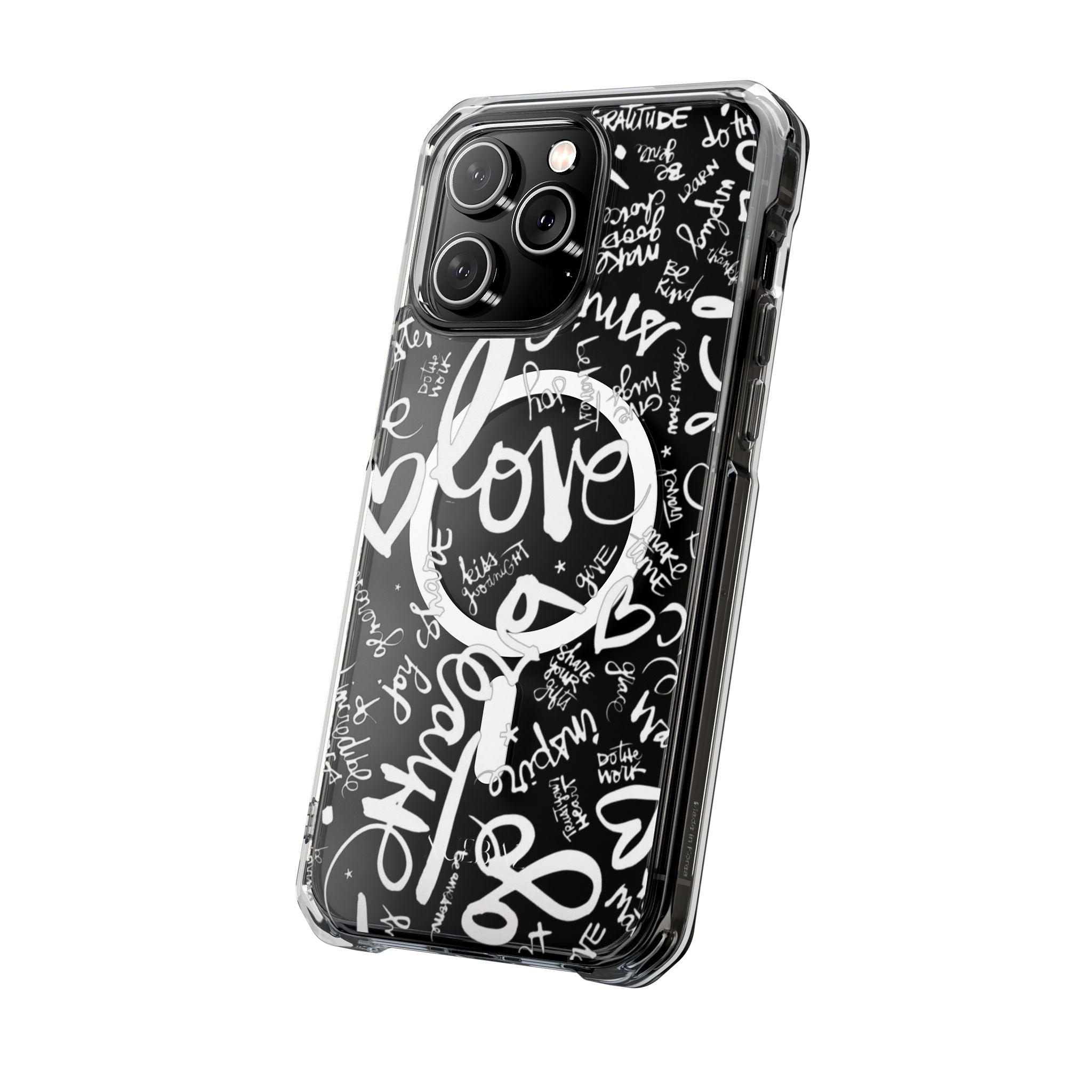 Love & Gratitude Clear Magnetic Phone Case