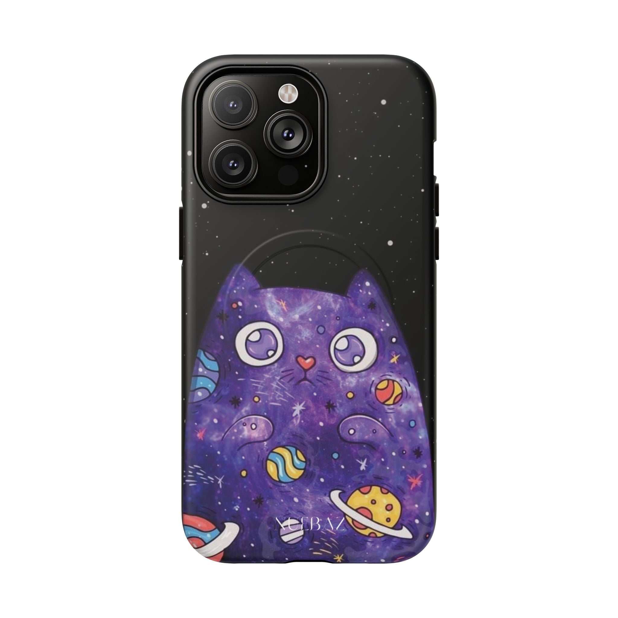 Cute Cat Space Magnetic Phone Case