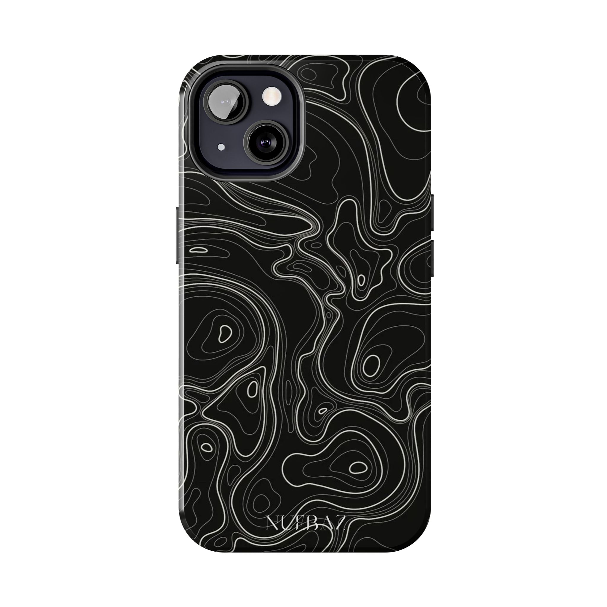 Abstract Black & White Line Phone Case