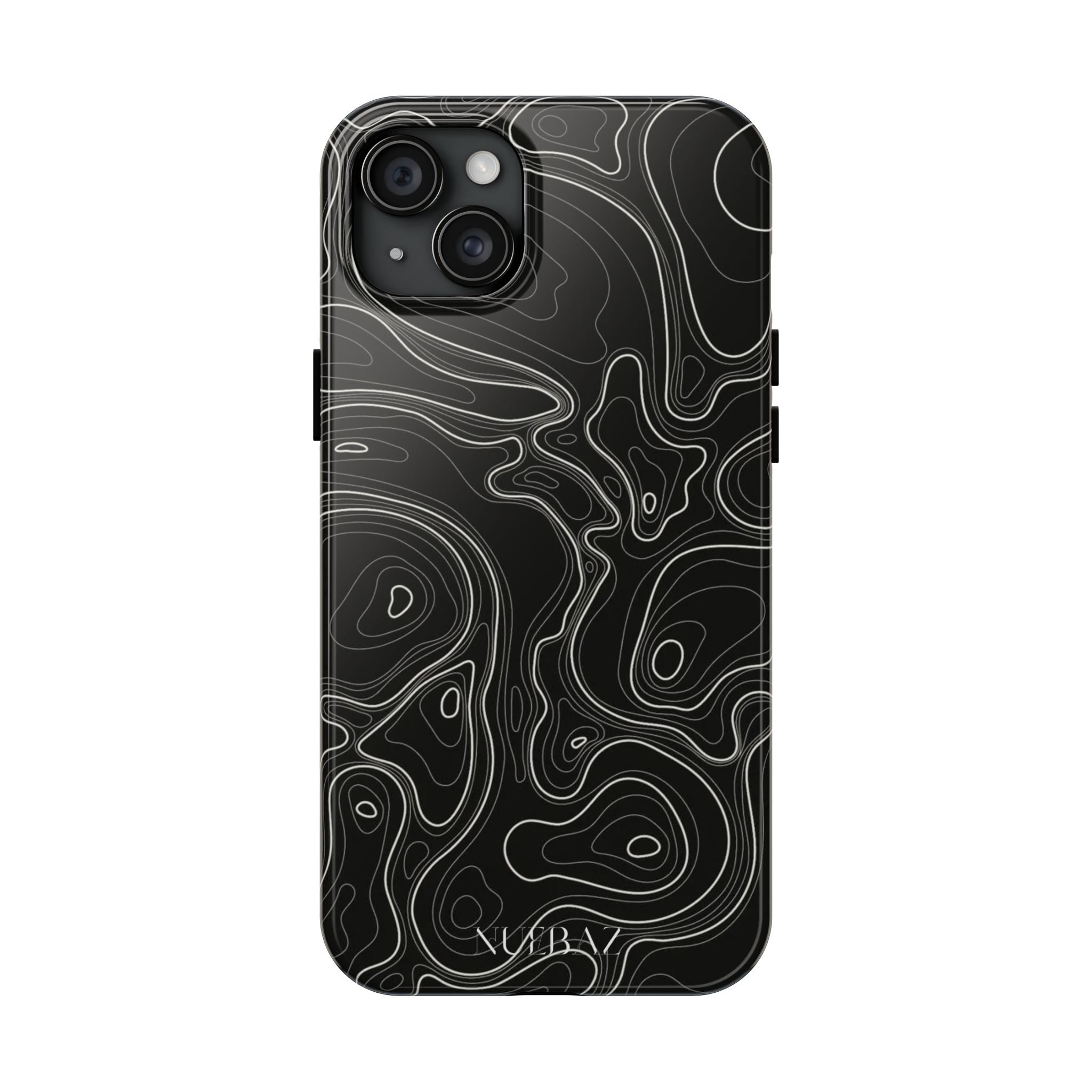 Abstract Black & White Line Phone Case