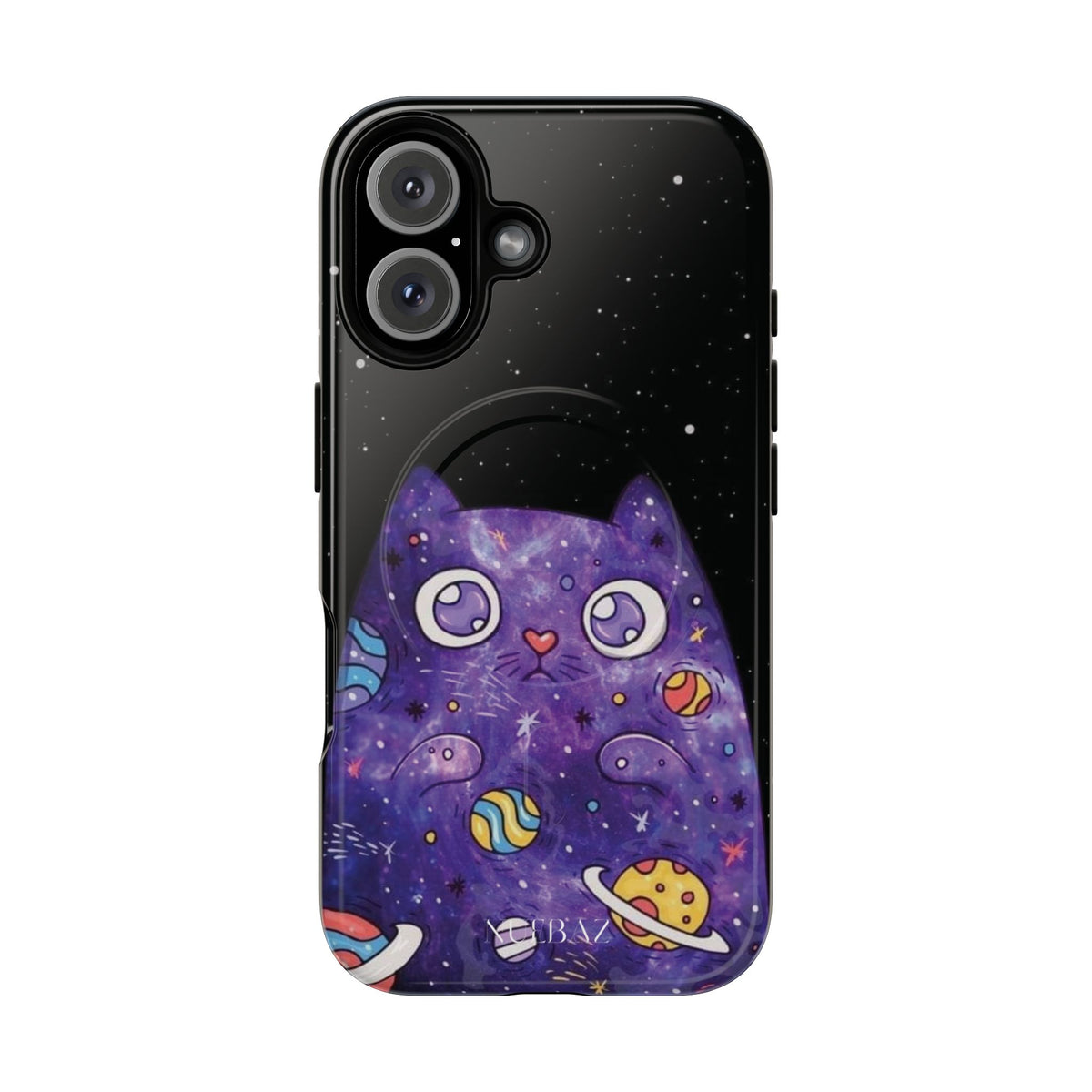 Cute Cat Space Magnetic Phone Case