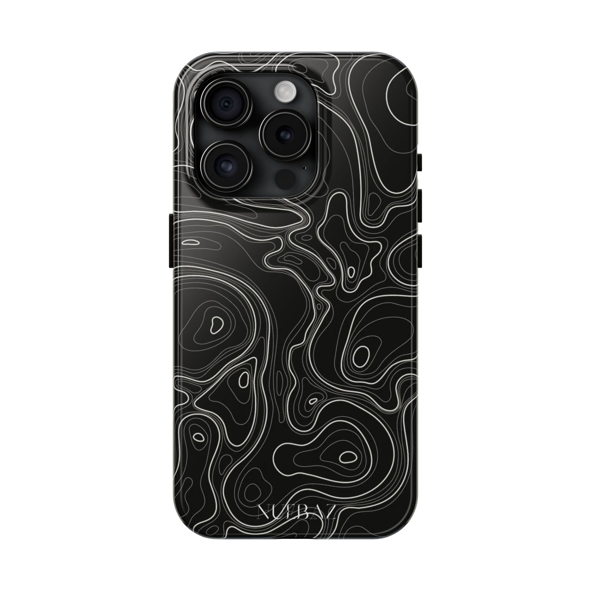 Abstract Black & White Line Phone Case