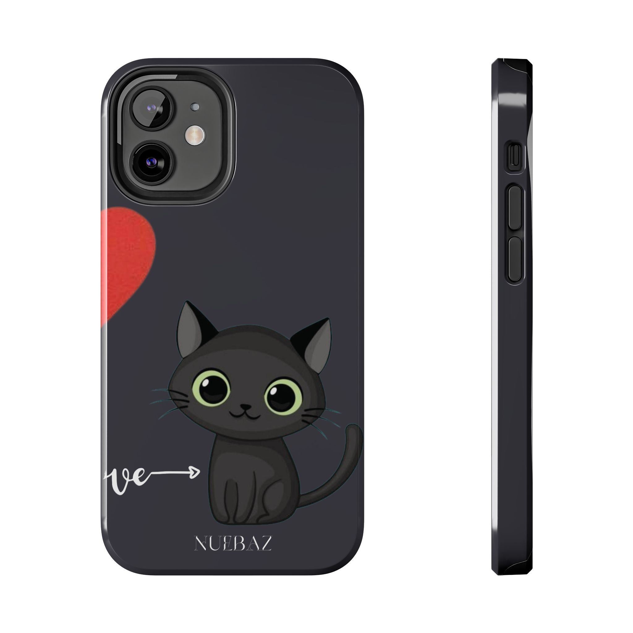 Cute Cat Love Tough Phone Case (Couple Phone Case)