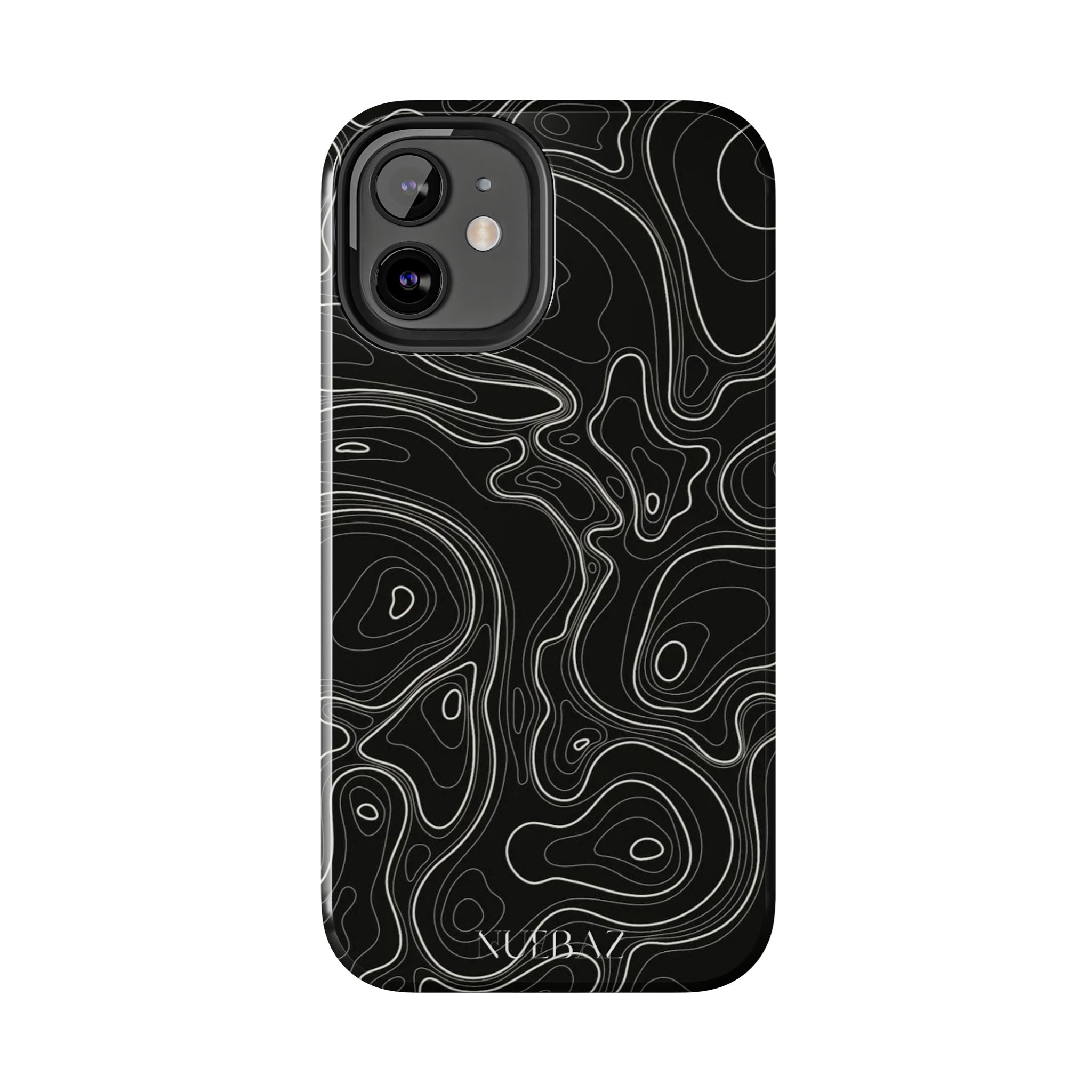 Abstract Black & White Line Phone Case