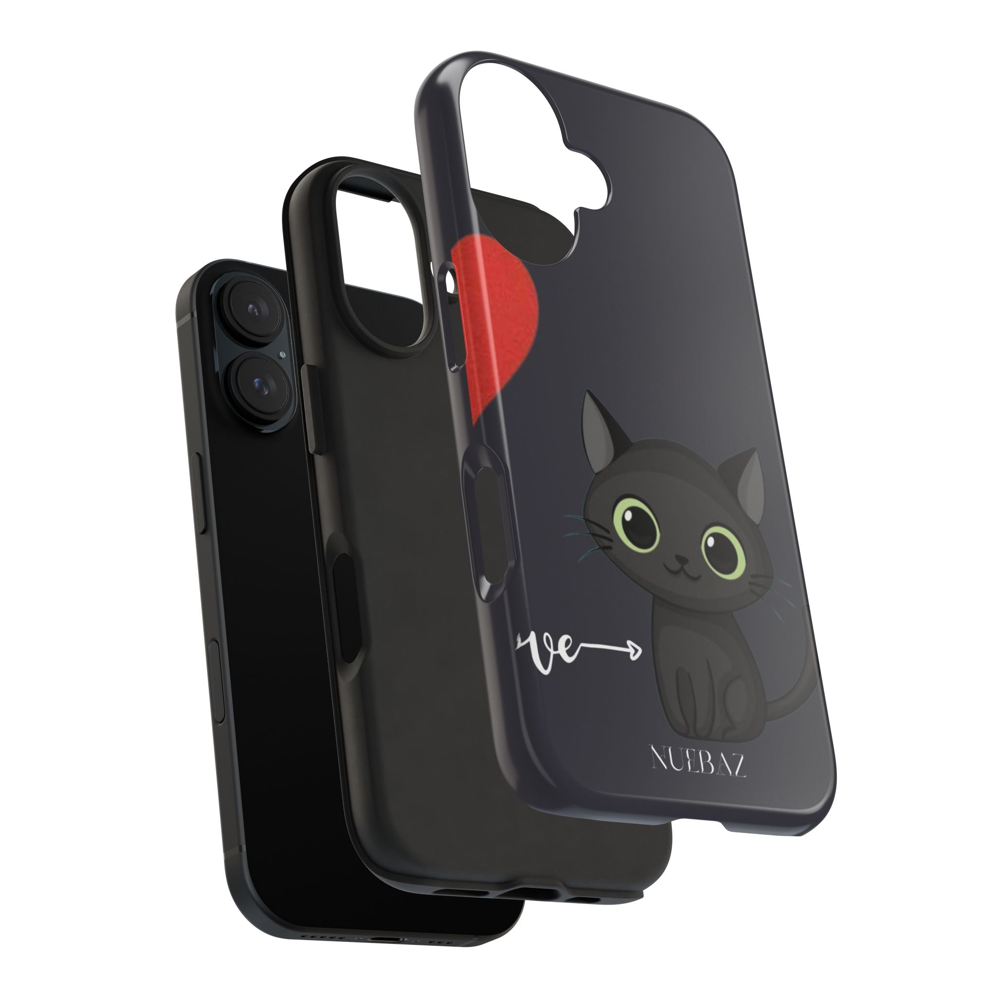 Cute Cat Love Tough Phone Case (Couple Phone Case)