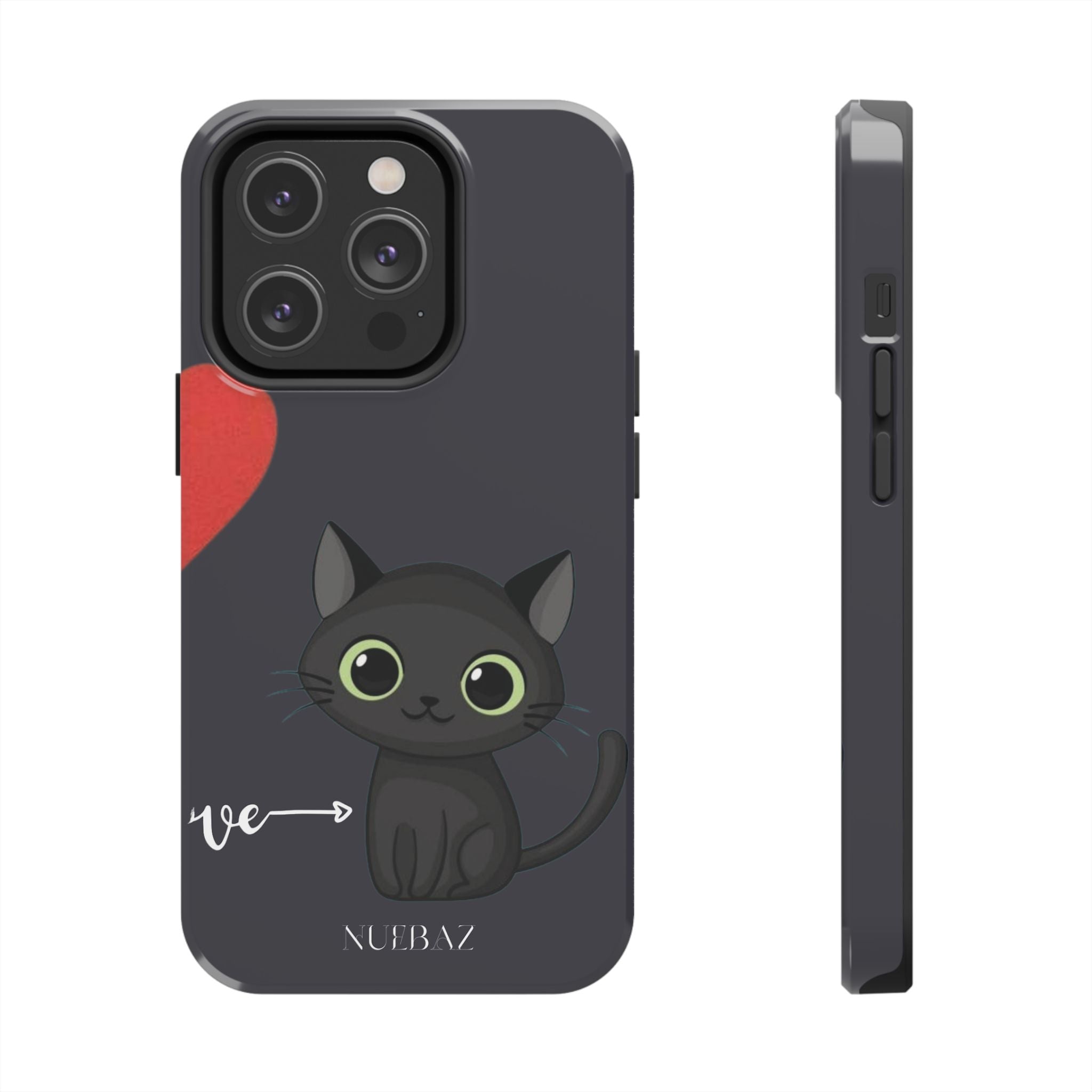 Cute Cat Love Tough Phone Case (Couple Phone Case)