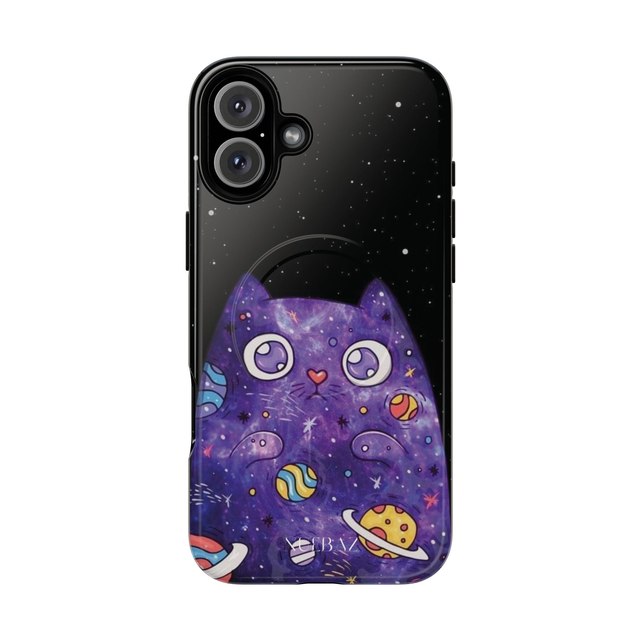 Cute Cat Space Magnetic Phone Case