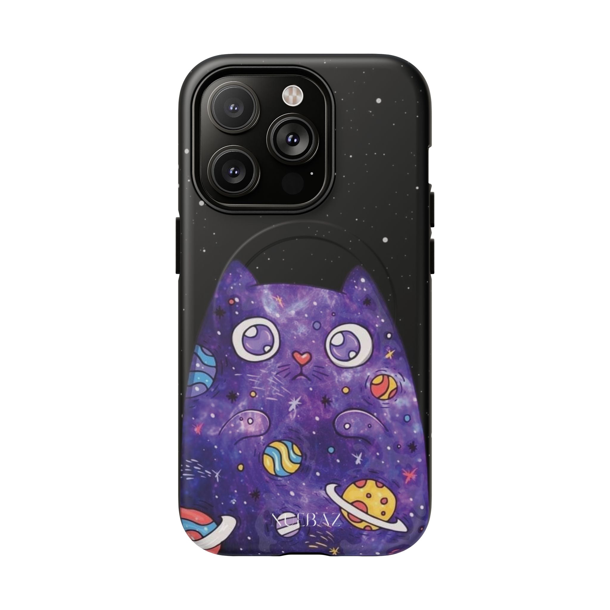 Cute Cat Space Magnetic Phone Case