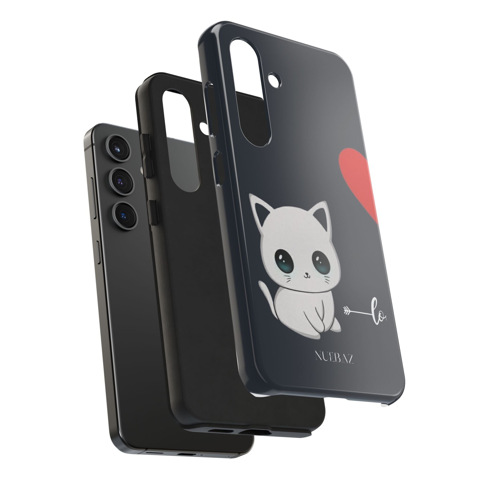 Cute Cat Love Phone Case (Couple Phone Case)