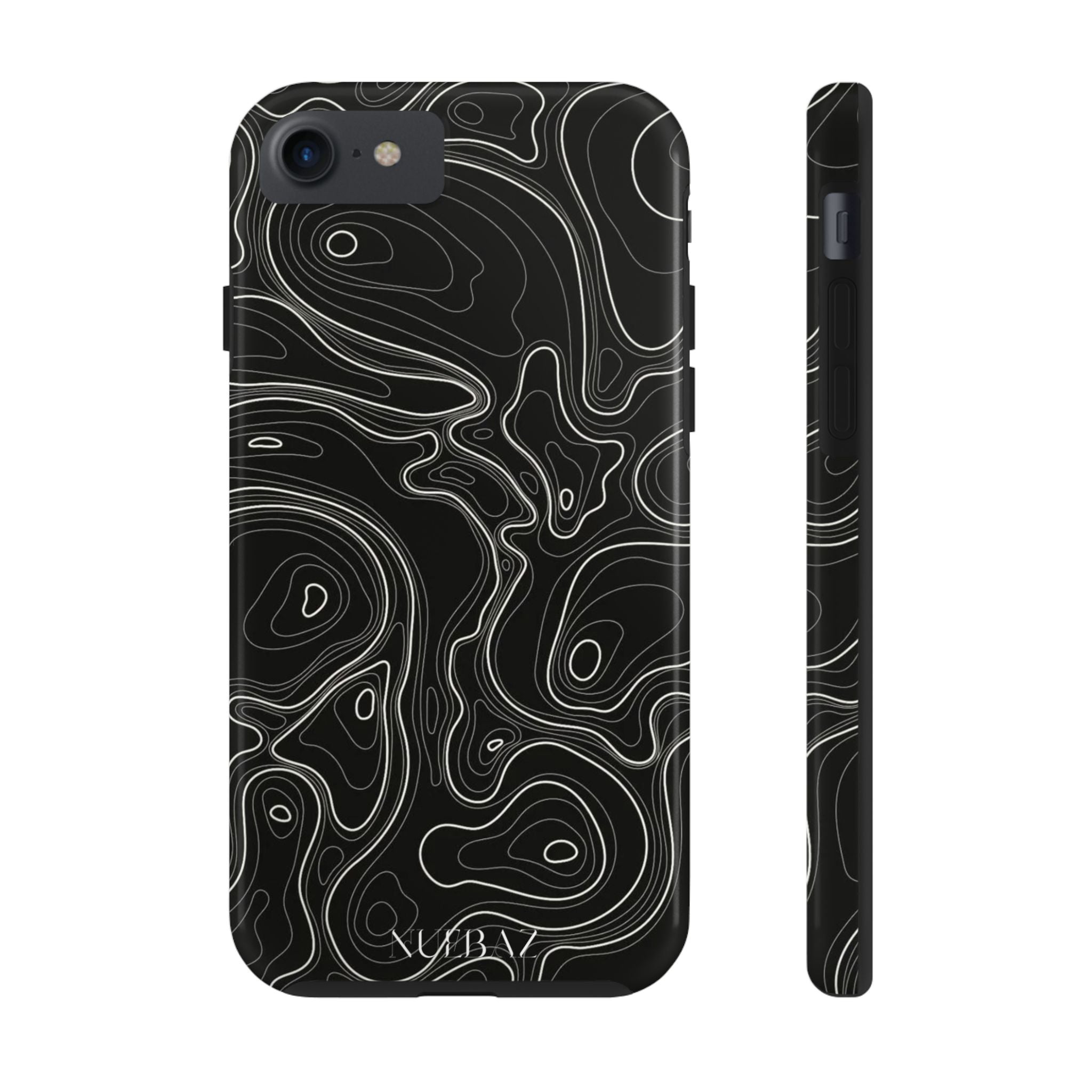 Abstract Black & White Line Phone Case