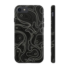 Abstract Black & White Line Phone Case