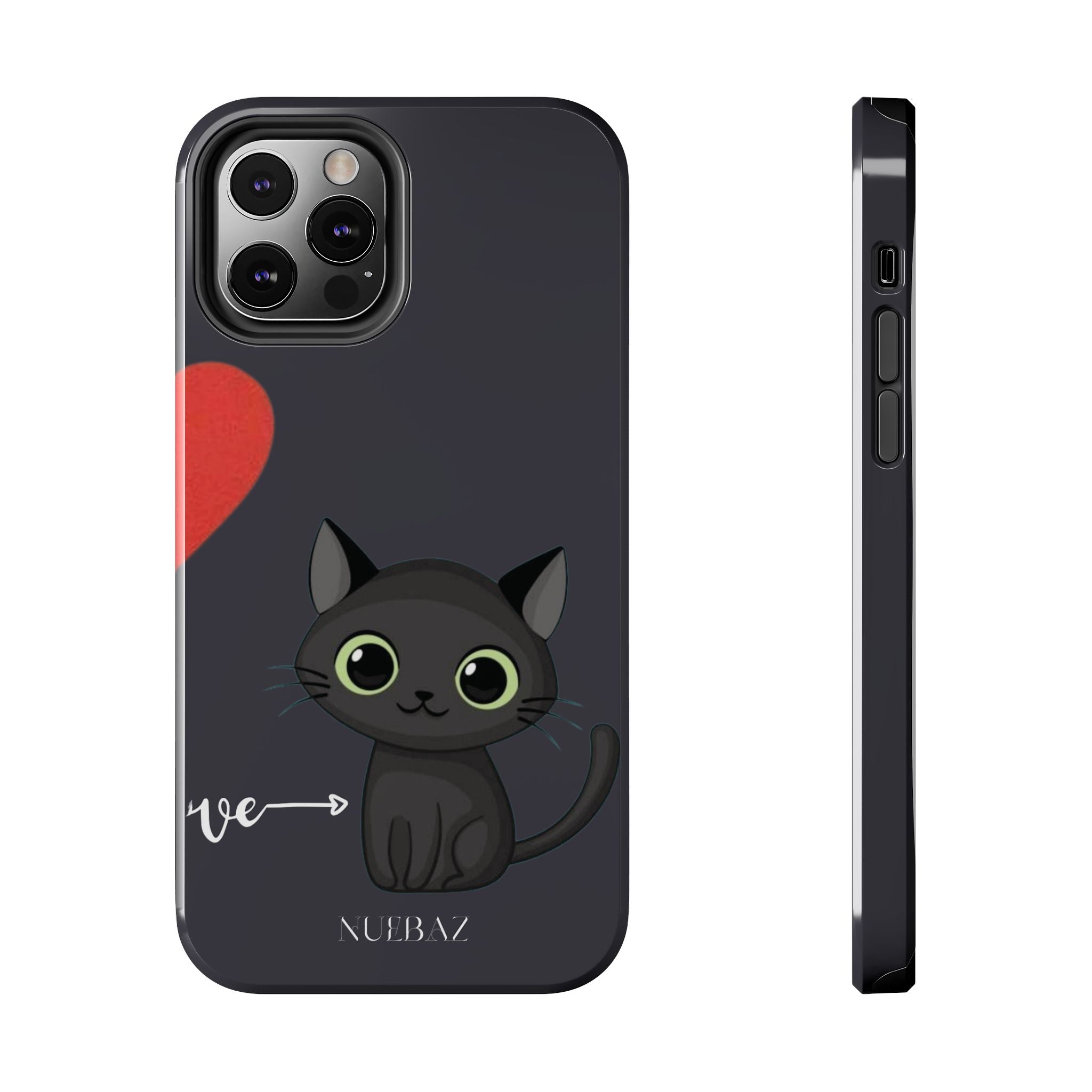 Cute Cat Love Tough Phone Case (Couple Phone Case)