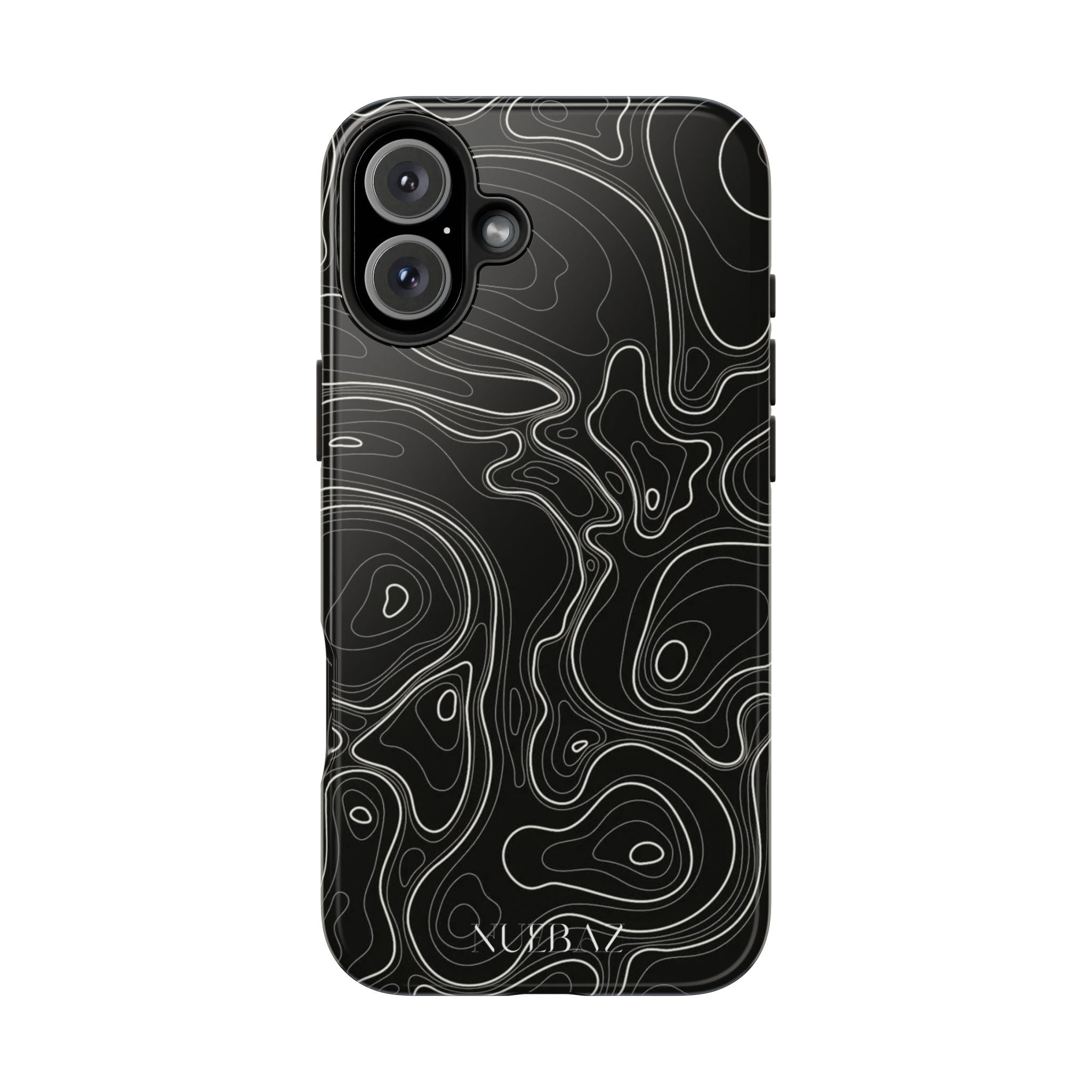 Abstract Black & White Line Phone Case