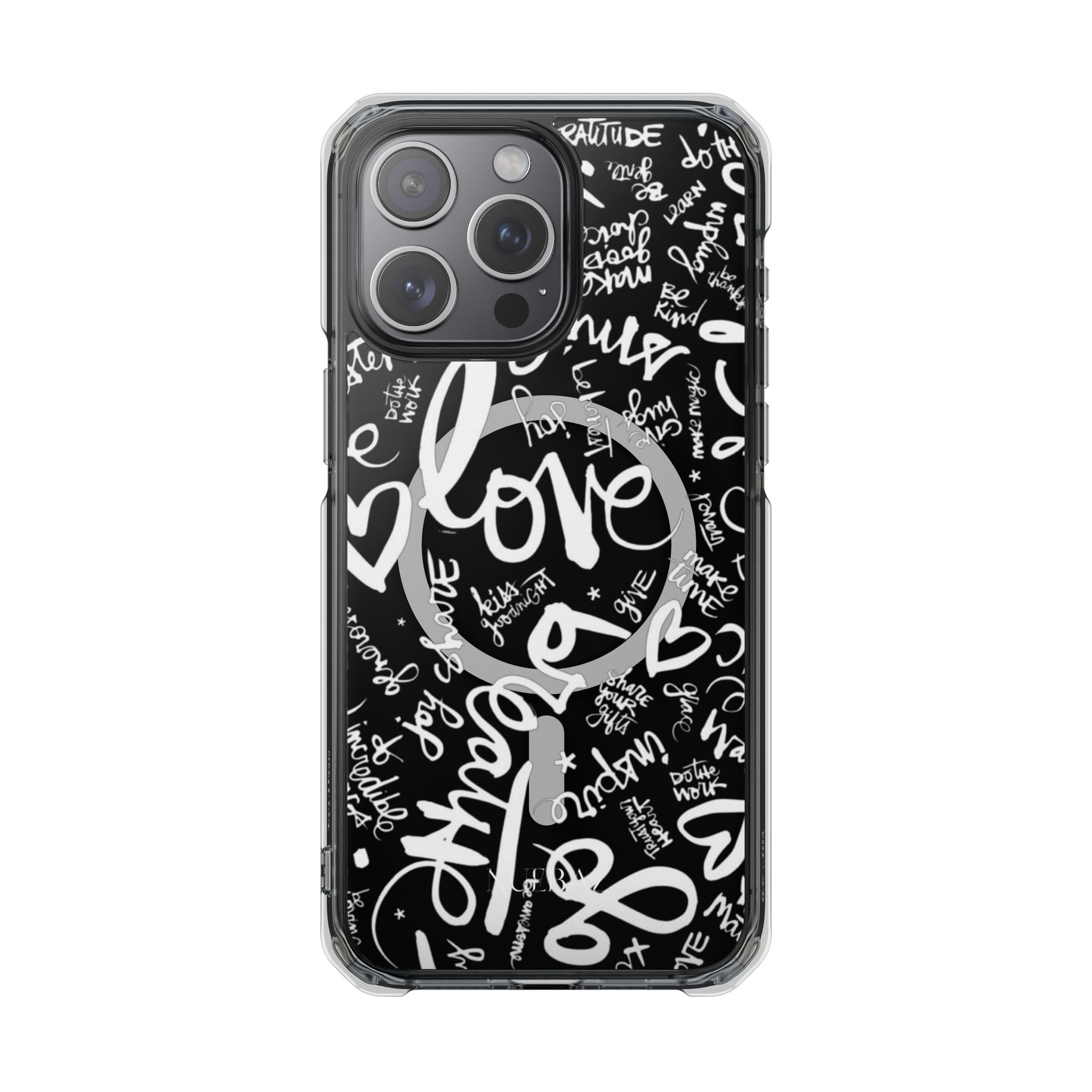 Love & Gratitude Clear Magnetic Phone Case