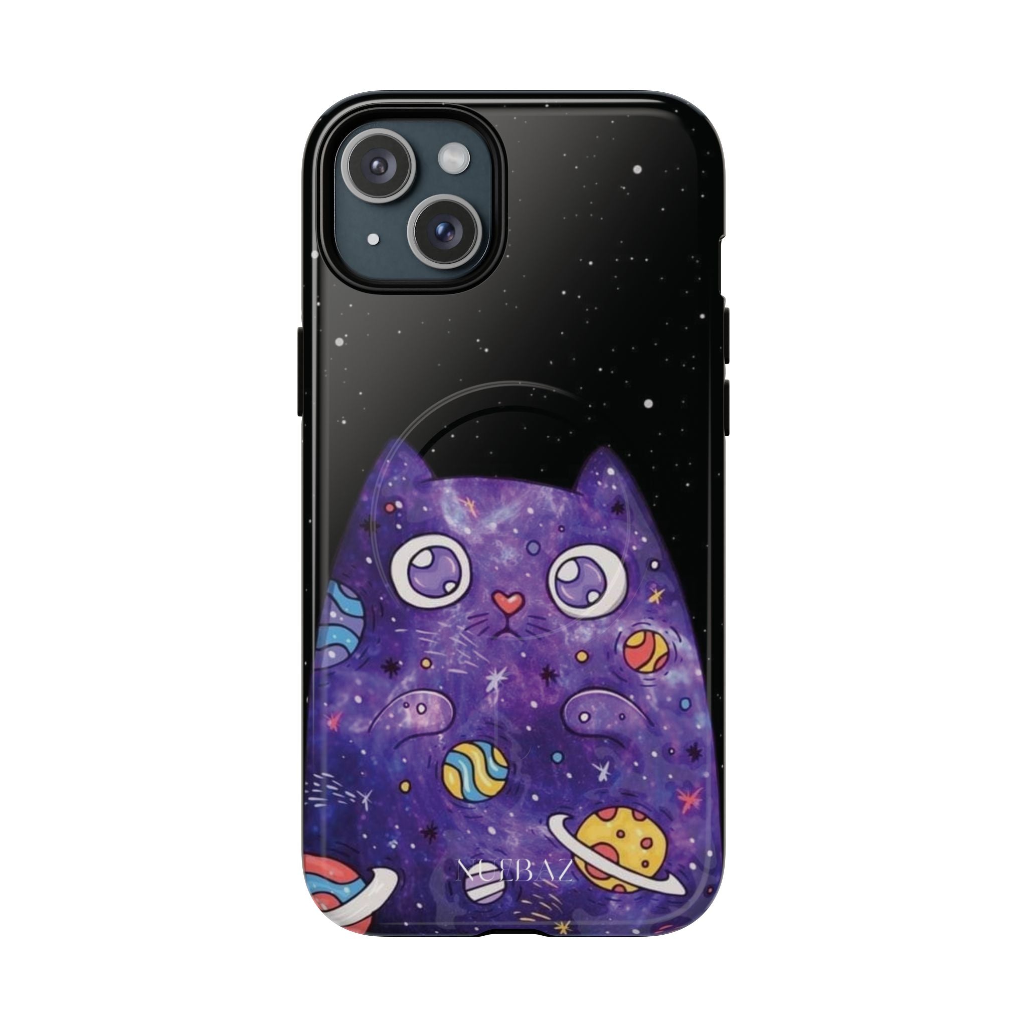 Cute Cat Space Magnetic Phone Case