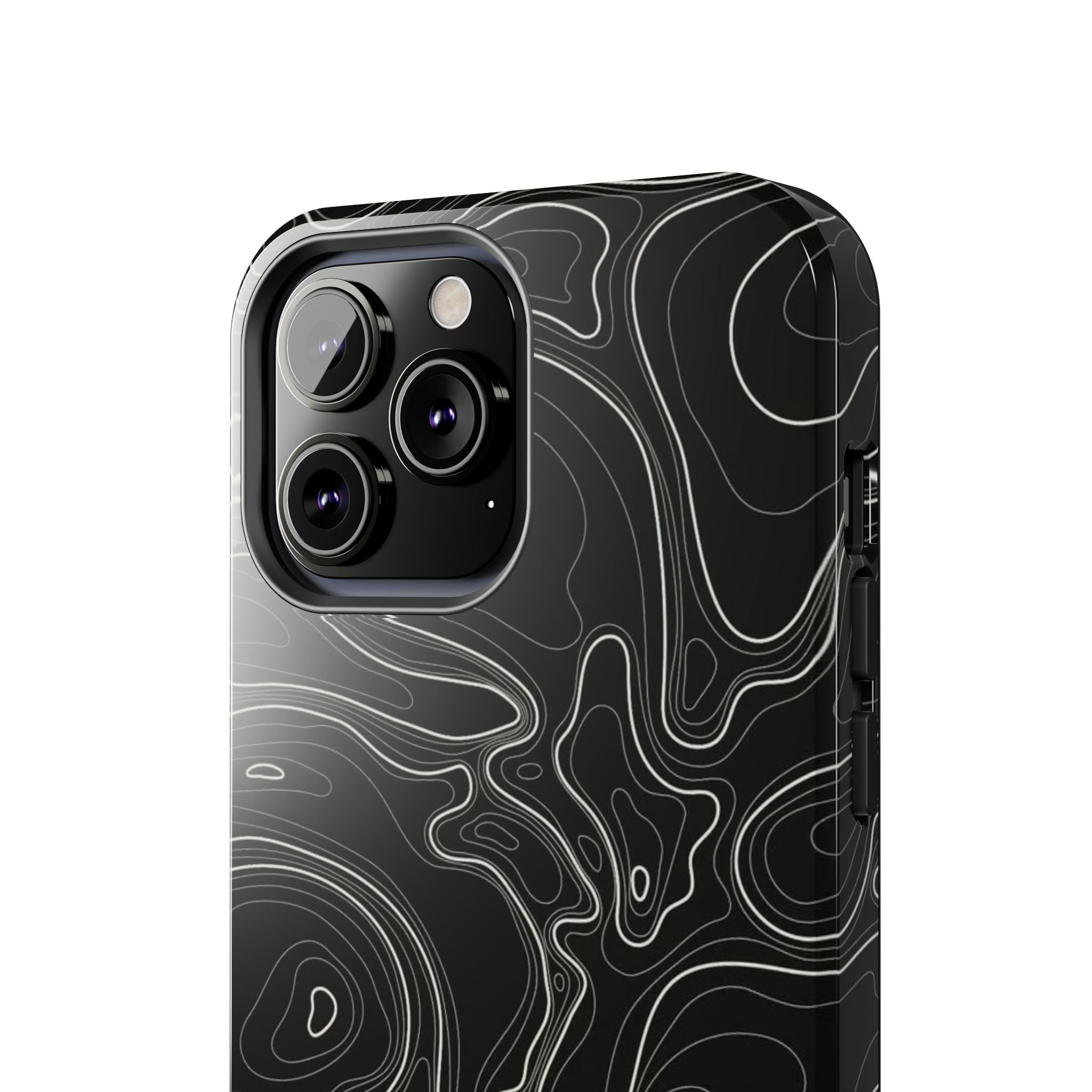 Abstract Black & White Line Phone Case