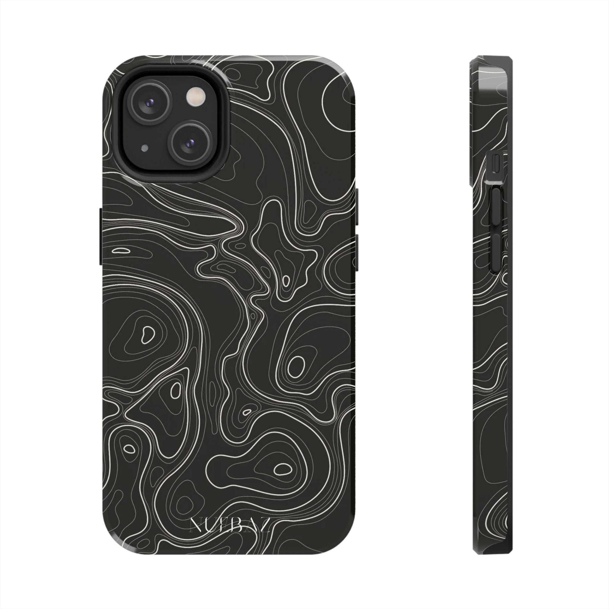 Abstract Black & White Line Phone Case