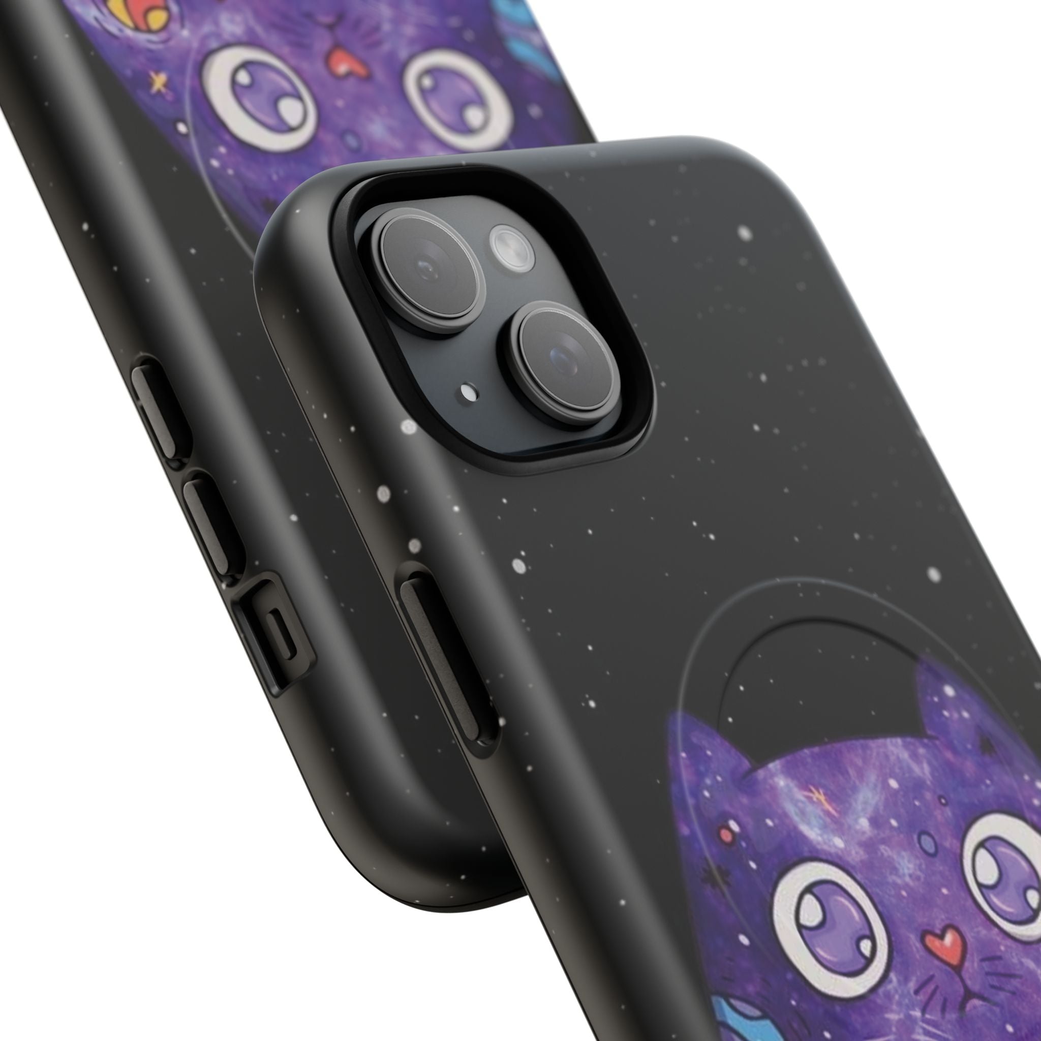 Cute Cat Space Magnetic Phone Case