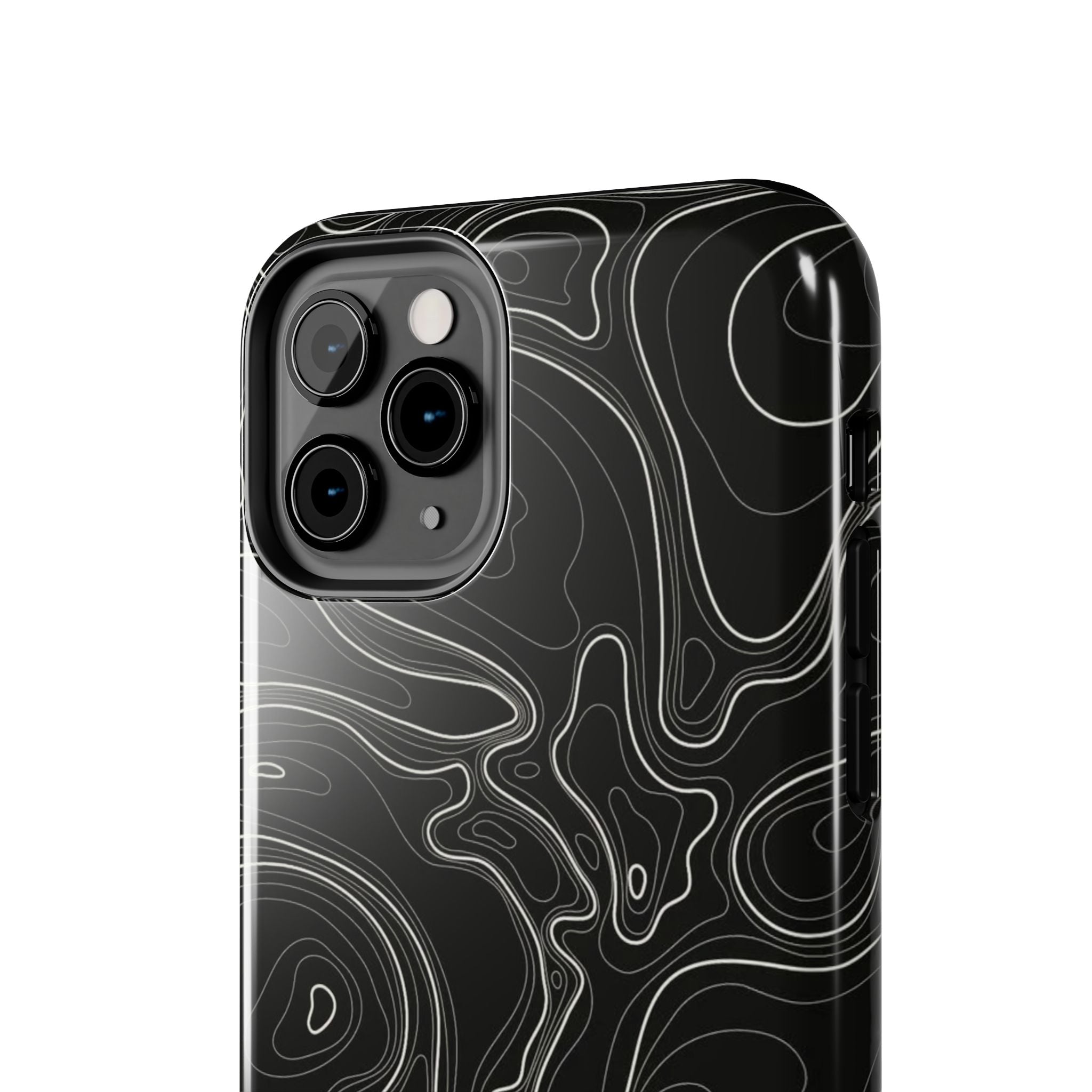 Abstract Black & White Line Phone Case